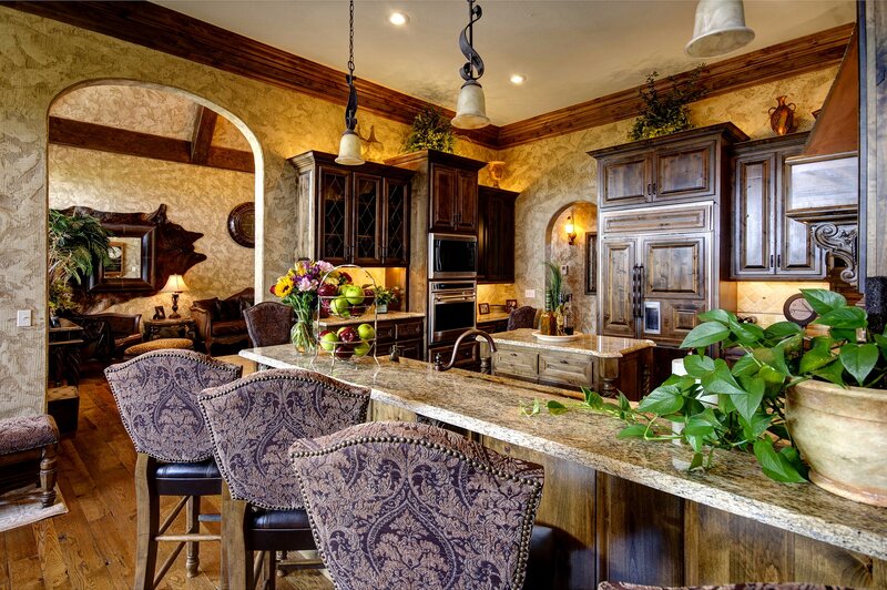Kitchen with Bar Stools