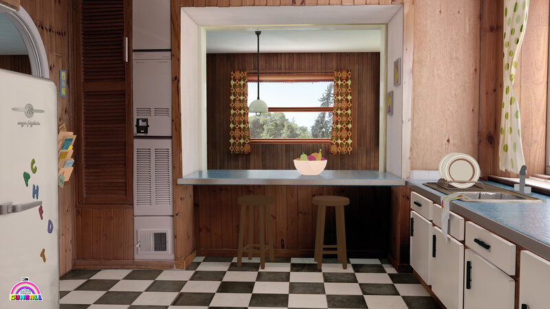 Kitchen with Counter