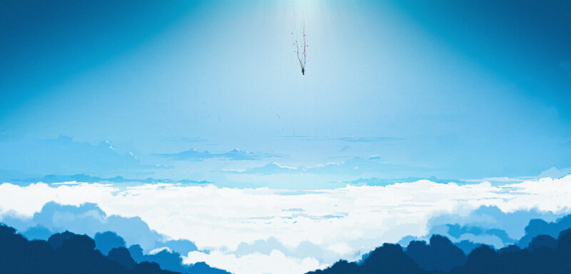 Kite Flying Above Clouds