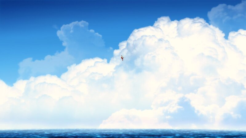 Kite Flying over Ocean