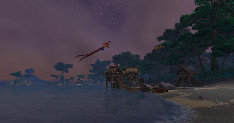 Kite Flying over Water