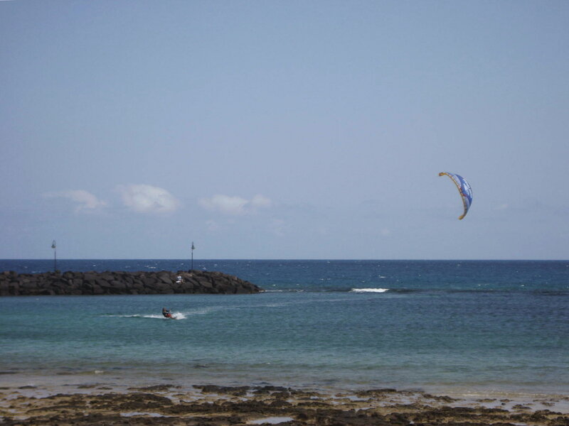 Kite Surfer in Ocean