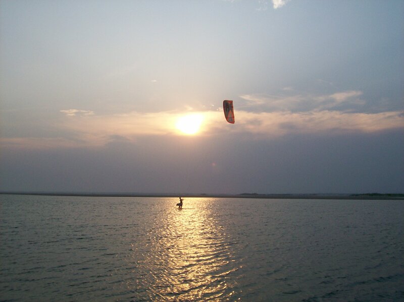 Kite Surfer on Water