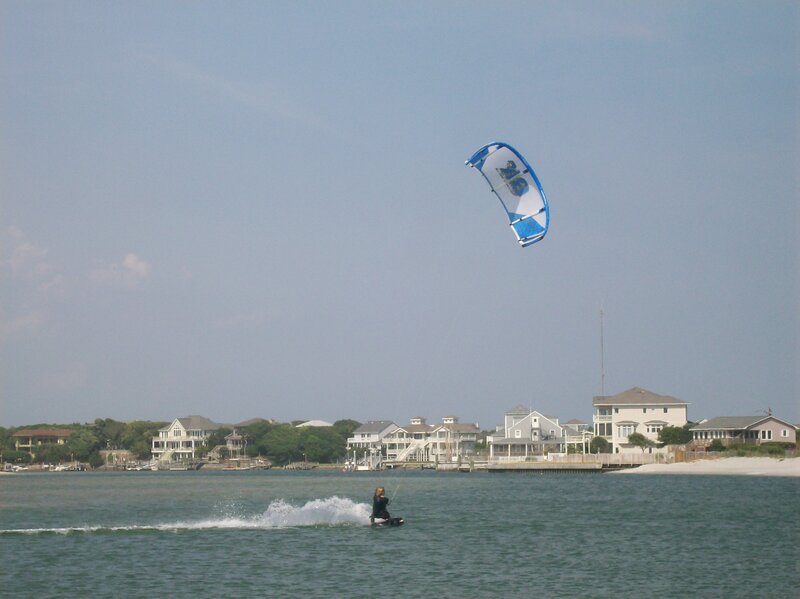 Kiteboarder on Water