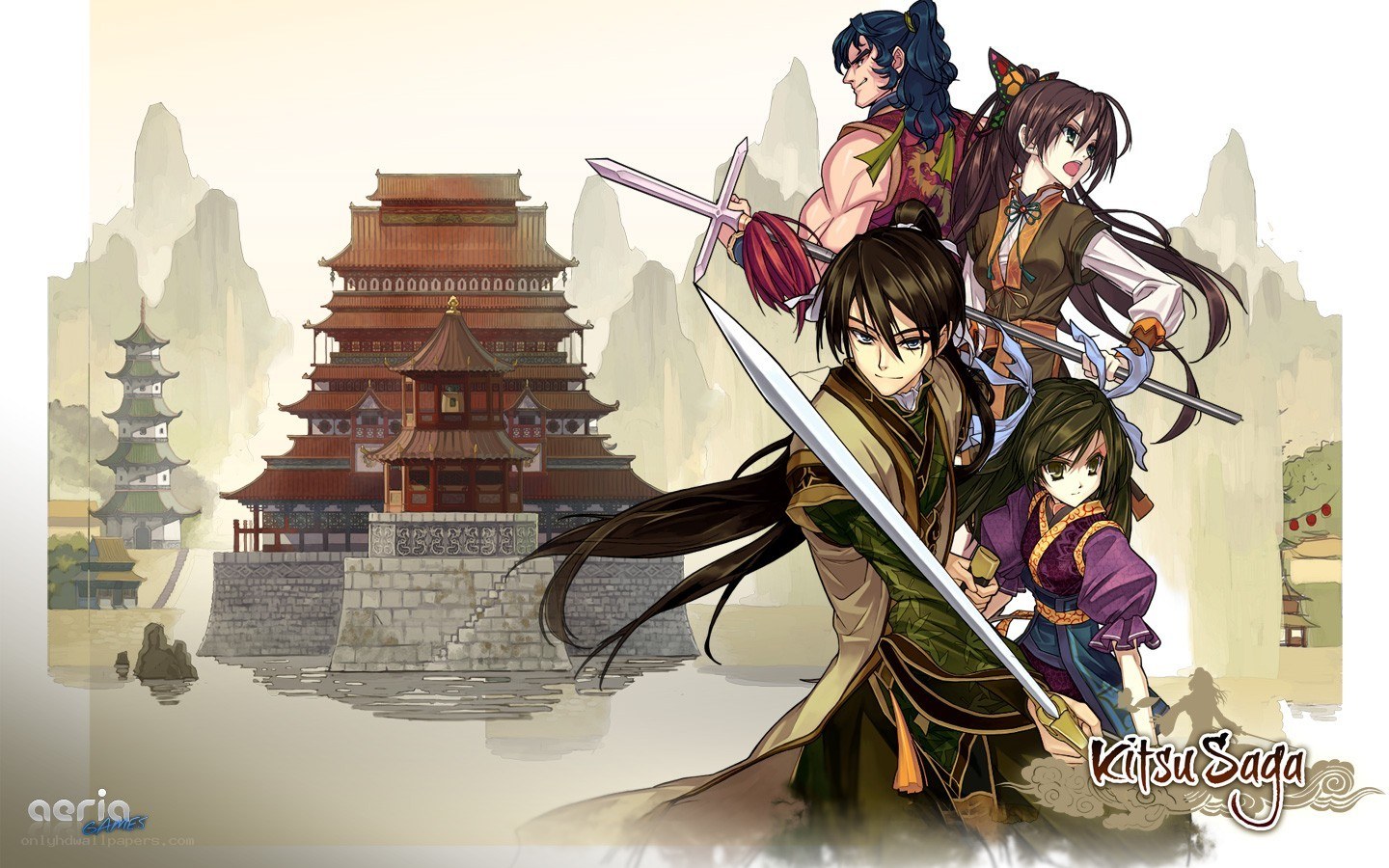Kitsu Saga game art