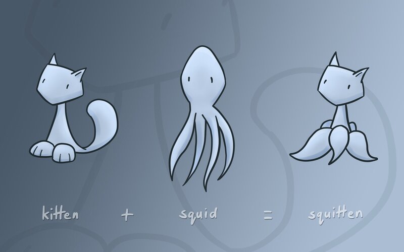 kitten plus squid equals squitten