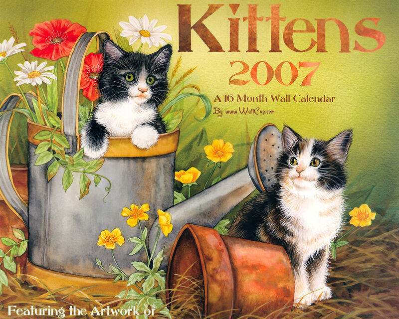 Kittens 2007 Wall Calendar
