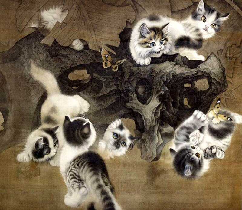 Kittens on a Rock