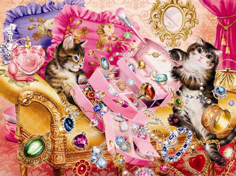Kittens with Jewelry
