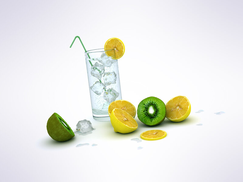 Kiwi and Lemon Drink
