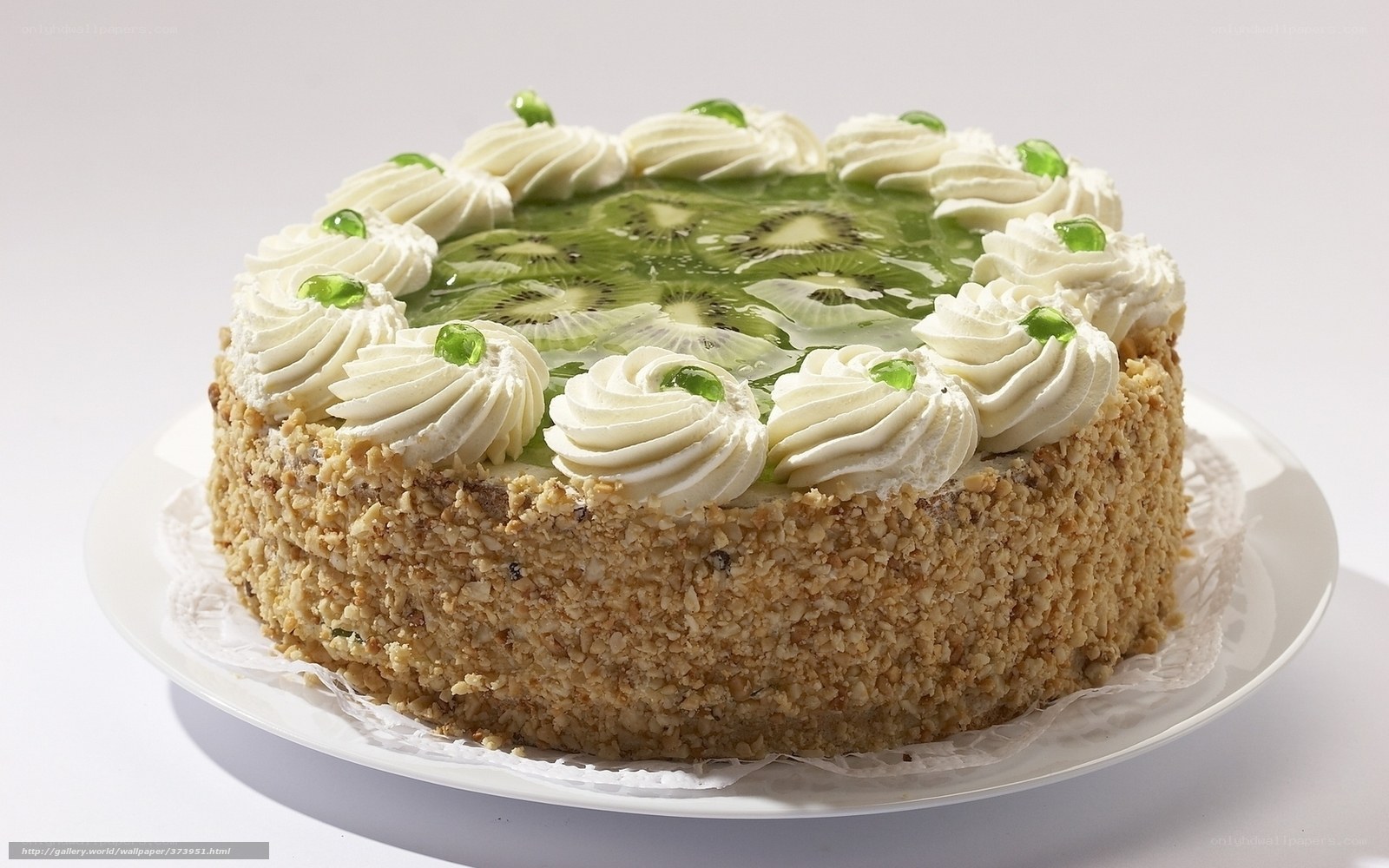 kiwi cream cake