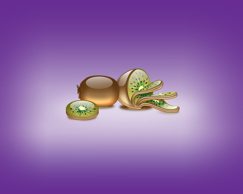 kiwi fruit illustration