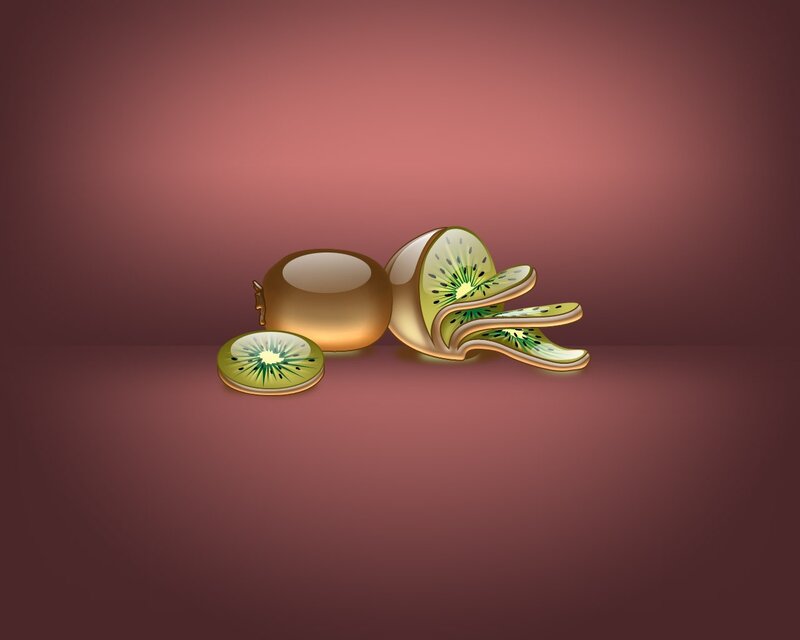 kiwi fruit illustration