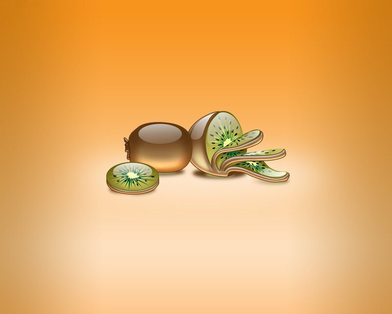 kiwi fruit illustration