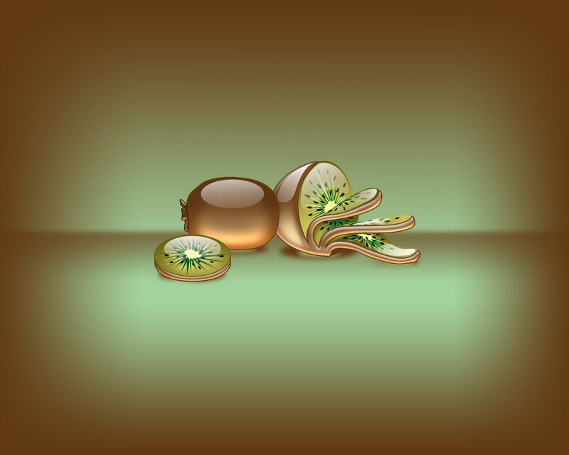 kiwi fruit illustration
