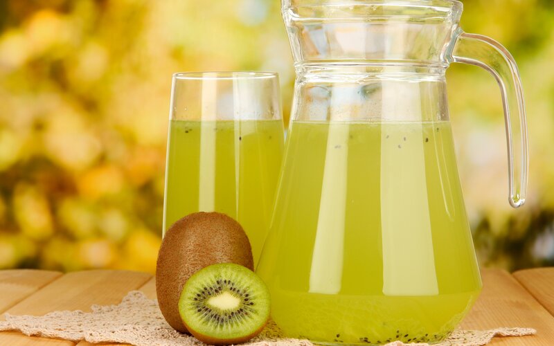 Kiwi Juice in Glass