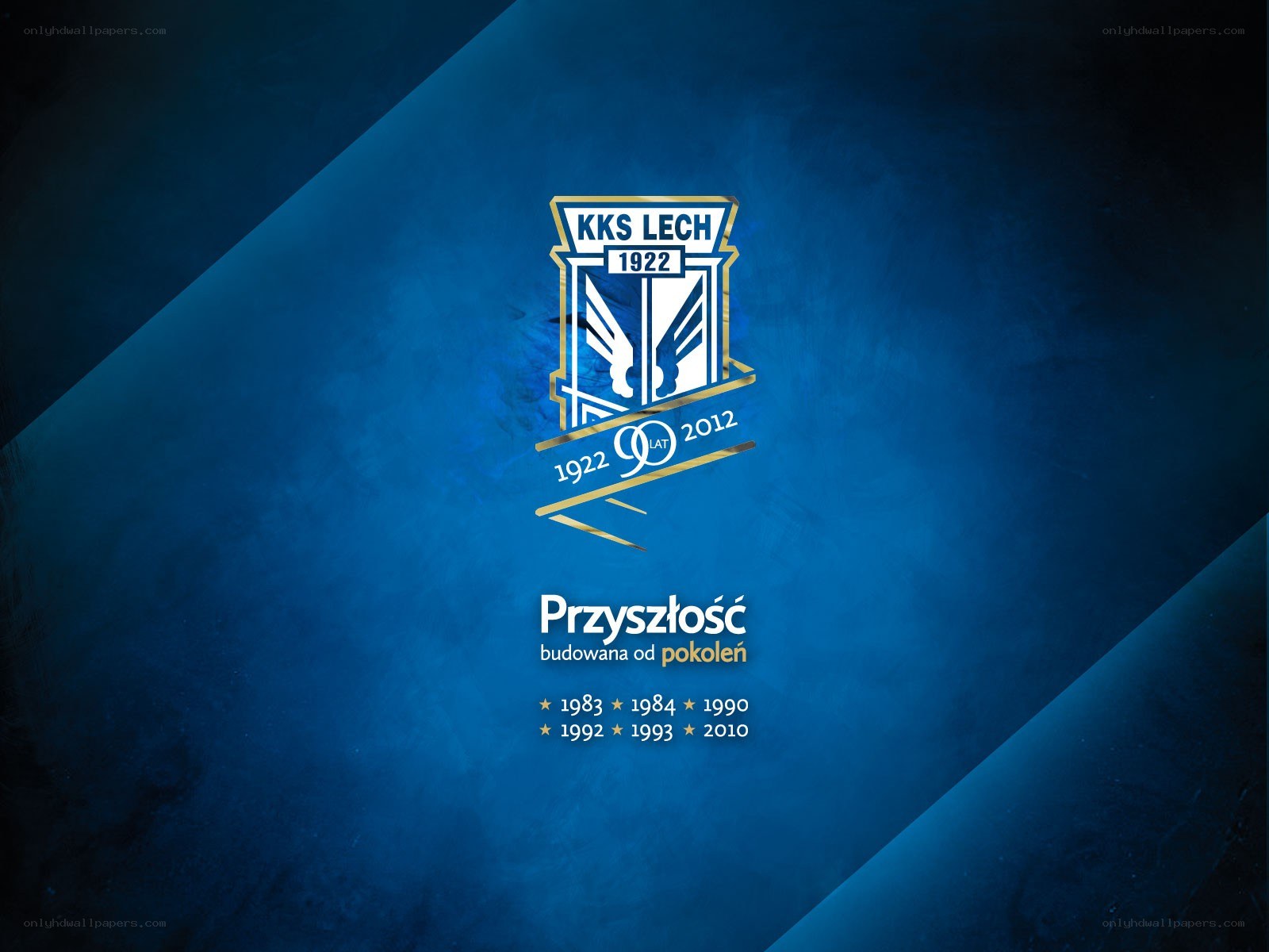 KKS Lech 90th Anniversary Logo