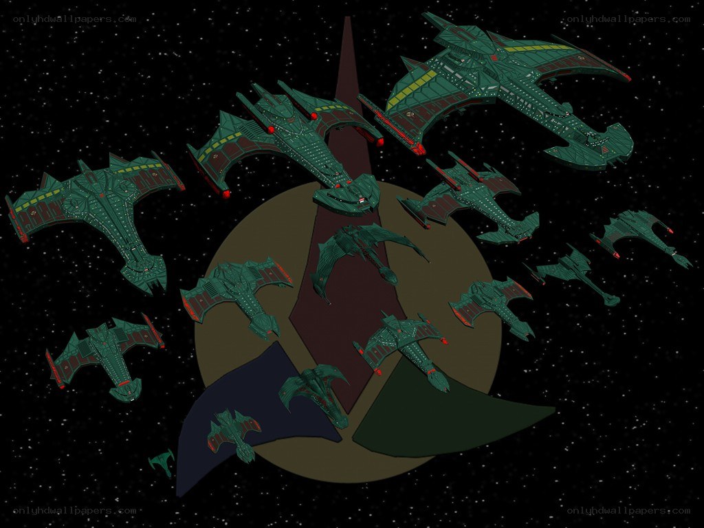 Klingon battle fleet formation
