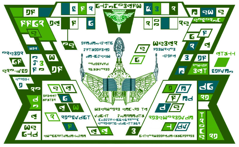 Klingon ship schematic diagram