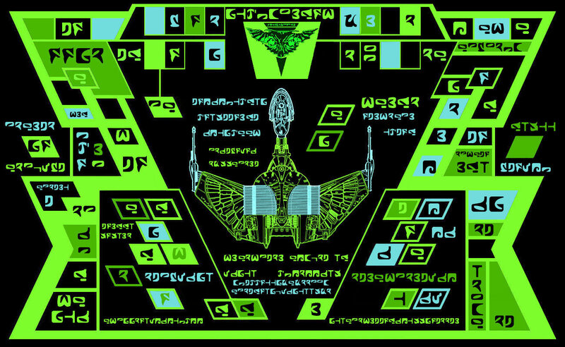 Klingon ship schematic