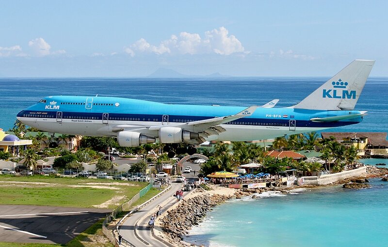 KLM Boeing 747 — Blue