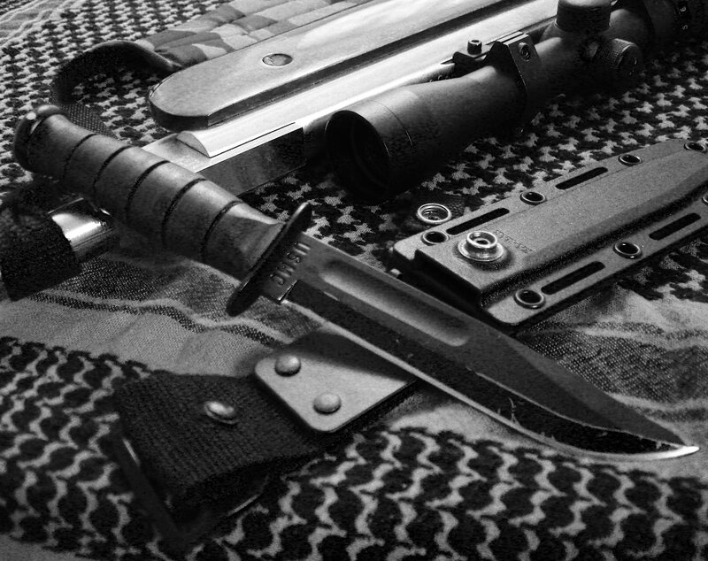 Knife and Rifle Scope