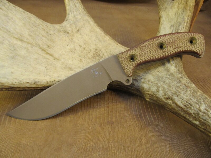 knife on antler display