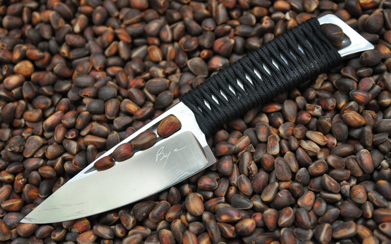 Knife on Pine Nuts