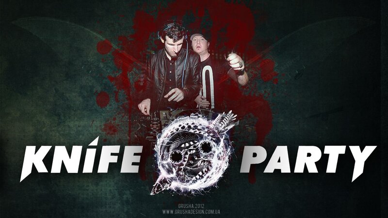 Knife Party promotional art