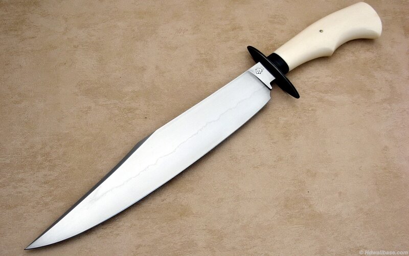 knife with bone handle