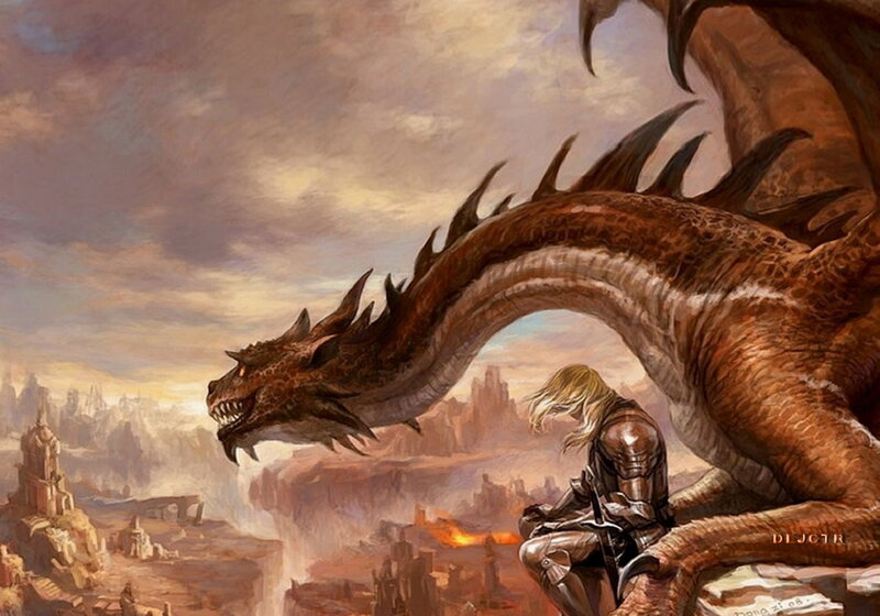 Knight and Dragon