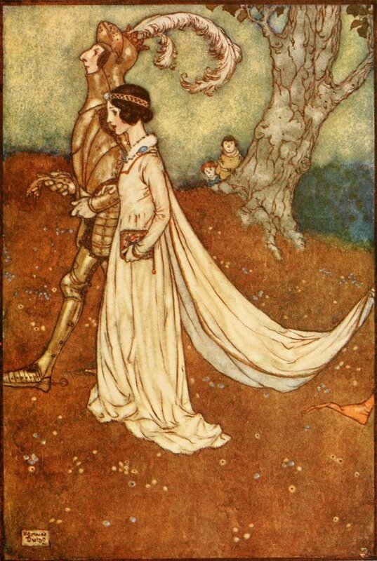 Knight and Lady in a Wood