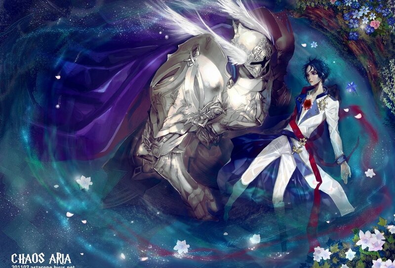 Knight and noble in a magical realm