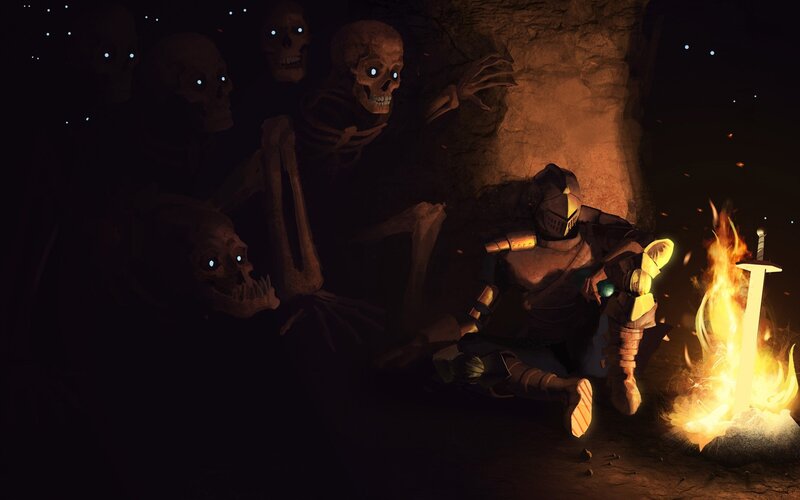 Knight and Skeletons