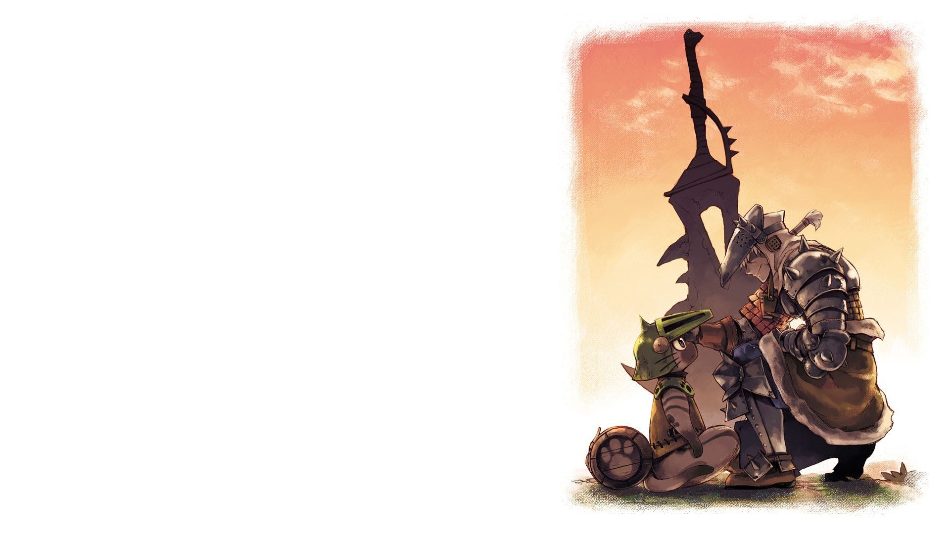 Knight and small companion