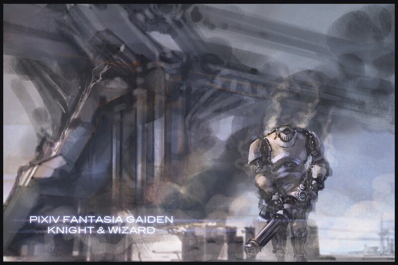 Knight and Wizard Concept Art