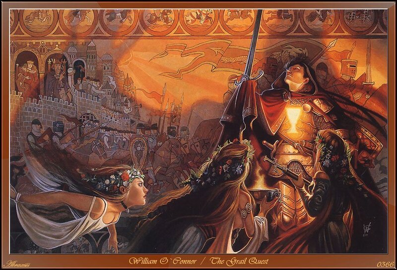 Knight and Women in Battle