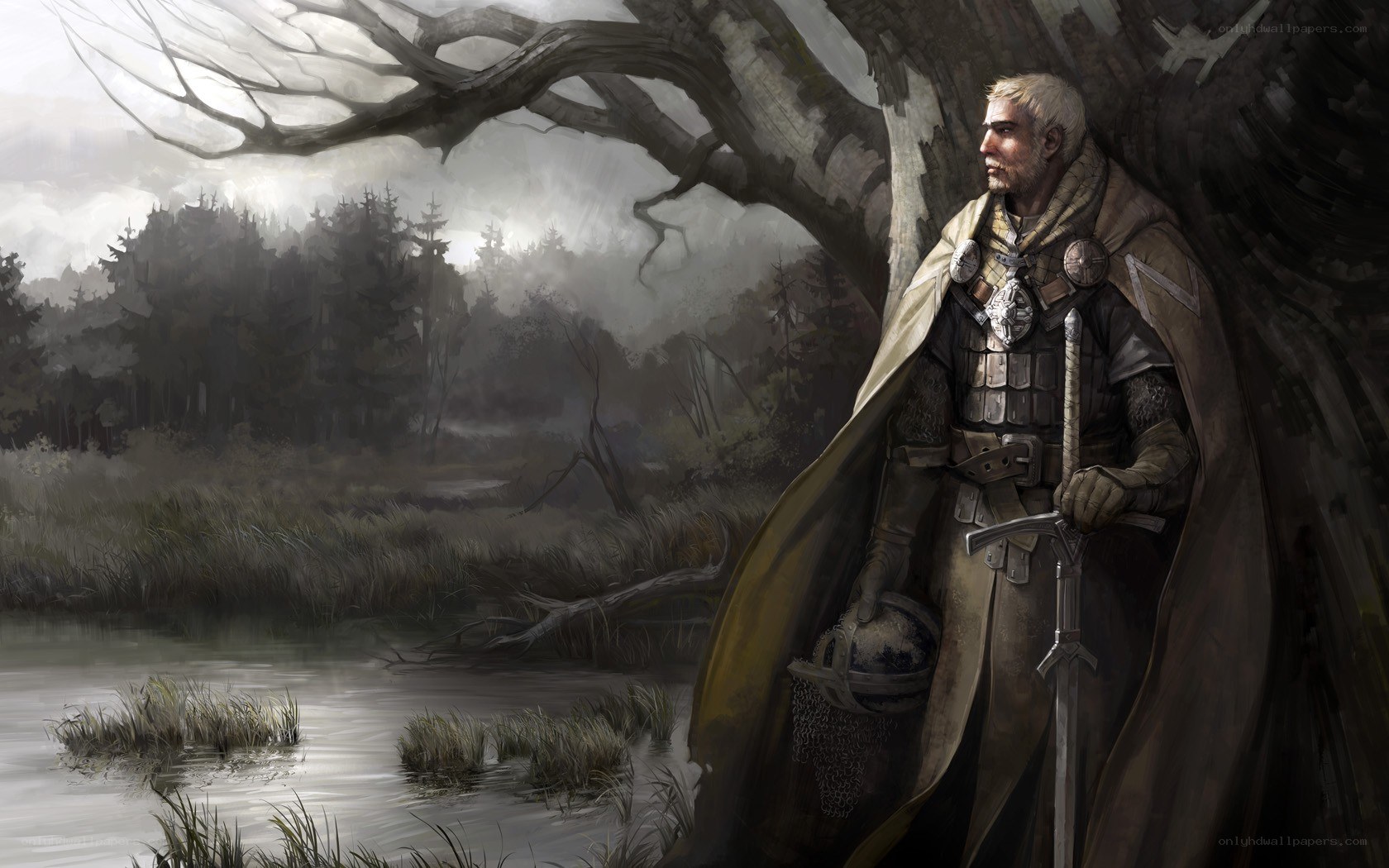 knight by the river
