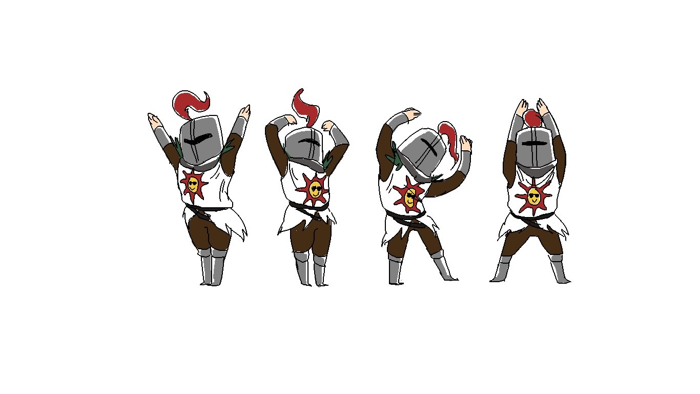 Knight character animation frames
