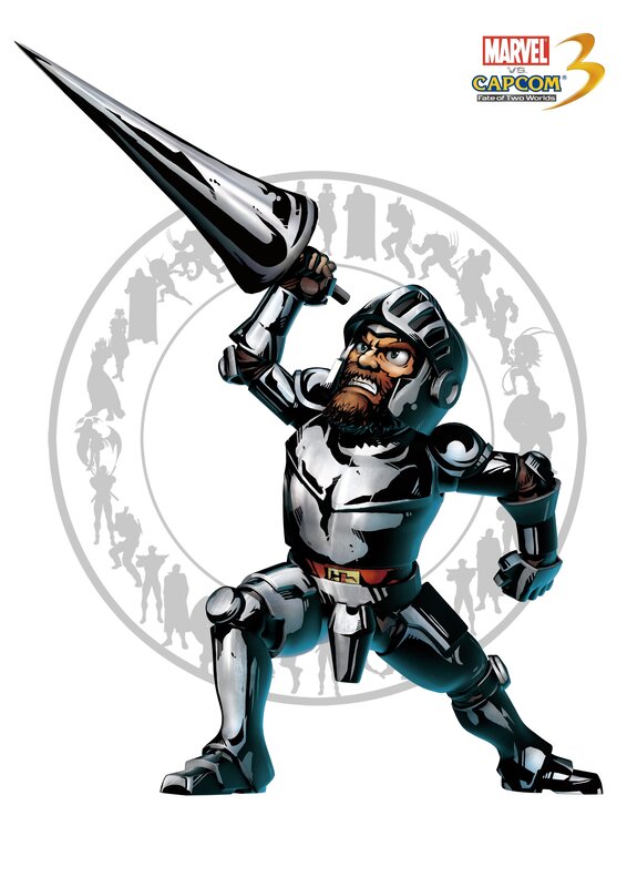 Knight character from Marvel vs. Capcom