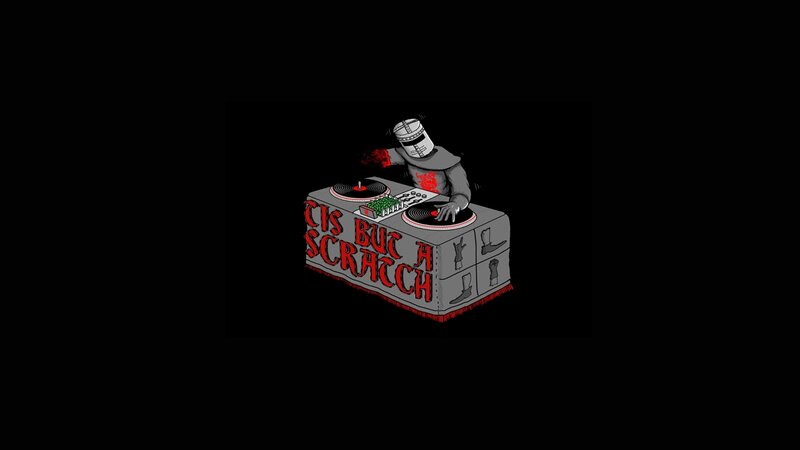 Knight Dj at Turntable
