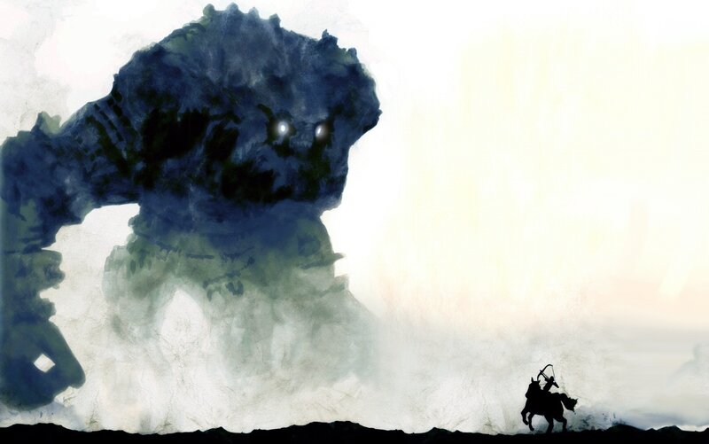 knight facing giant monster