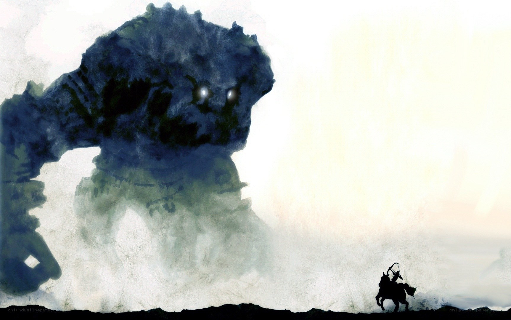 knight facing giant monster