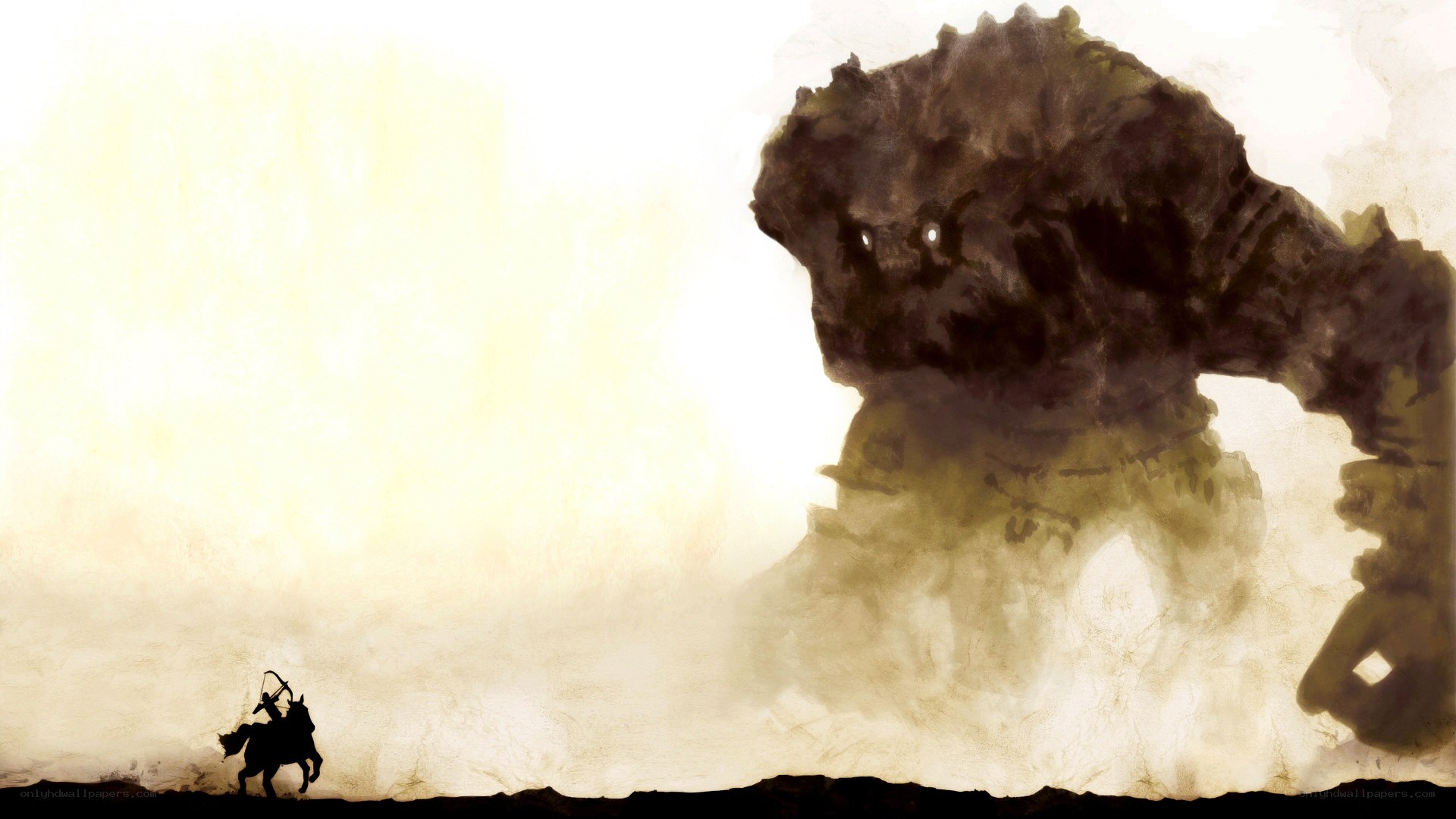 knight facing giant monster