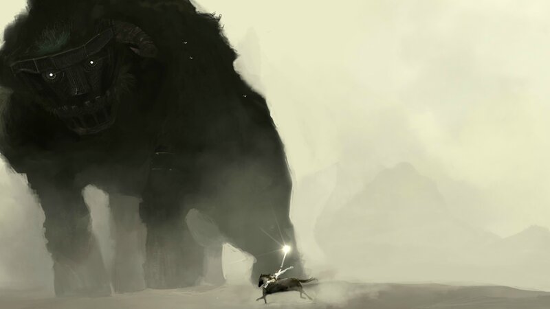 Knight Fighting Giant Beast