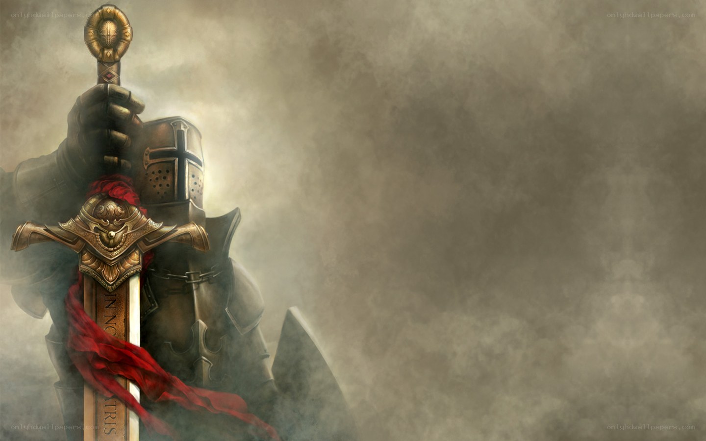 knight holding a sword