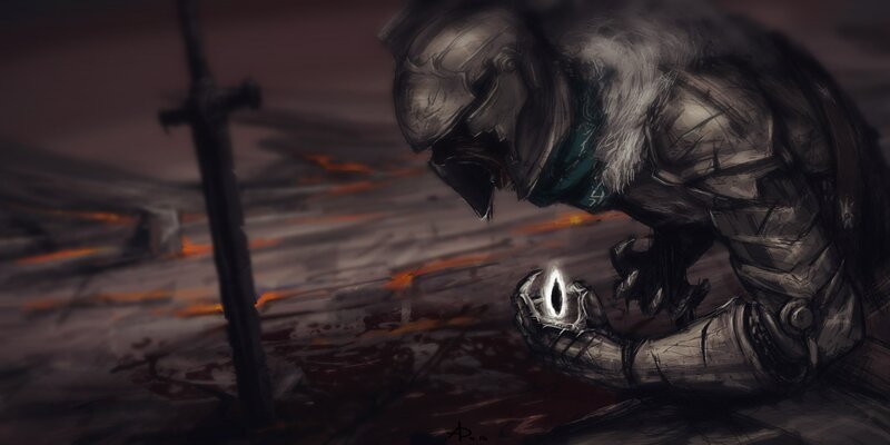 Knight Holding Glowing Eye