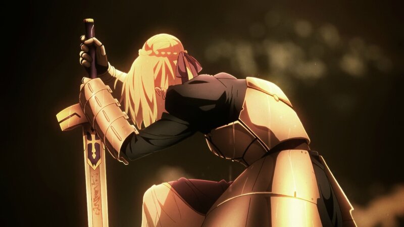 Knight Holding Sword — Gold
