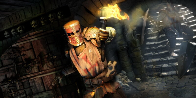 Knight Holding Torch