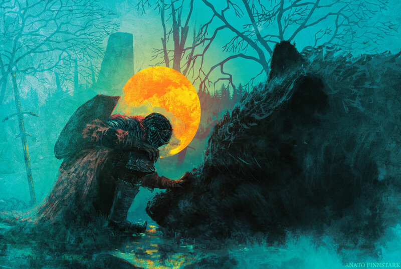 Knight Hugging a Bear